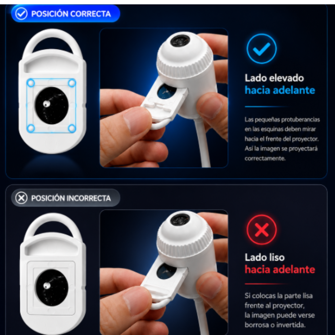 Proyector de galaxia con luz nocturna 2 en 1